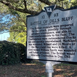 Battle of Dills Bluff Historic Marker Side 2