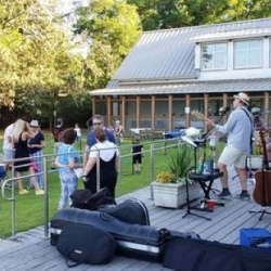 Band playing music